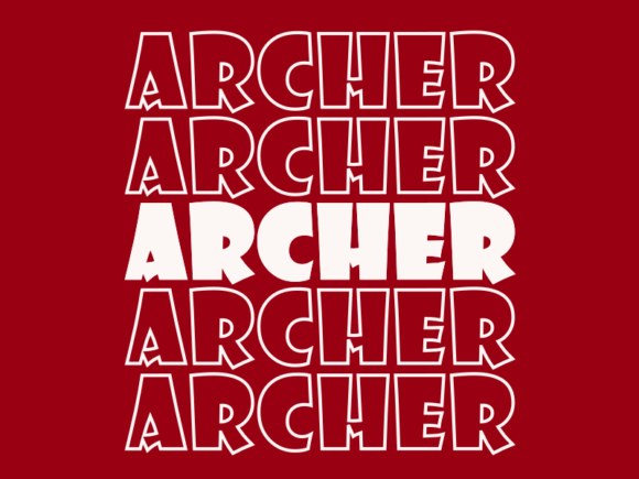 Archer SVG Cut File: Graphics & Print Templates