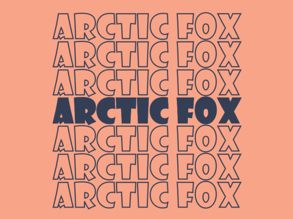 Arctic Fox SVG Cut File: Graphics for Print Templates
