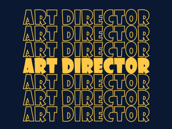 Art Director SVG Cut File: Graphics for Print Templates