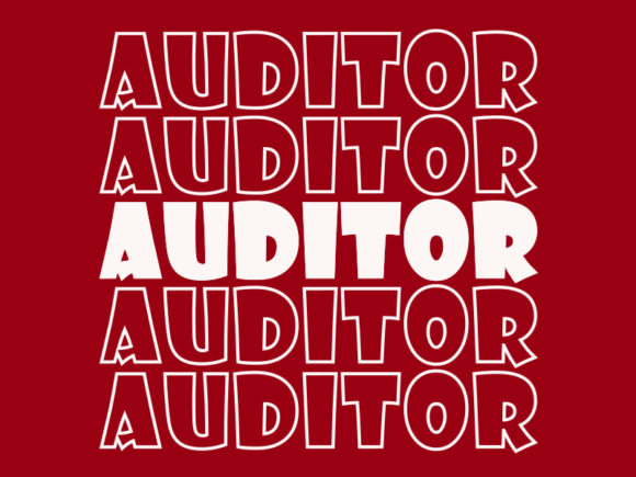 Auditor SVG Cut File: Graphics for Print Templates