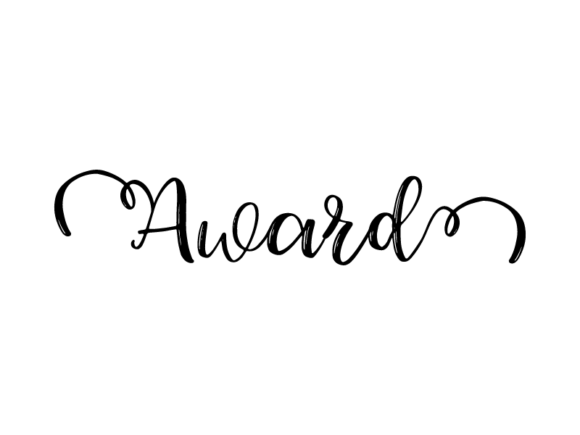 Award Lettering: Monochrome Graphics for Print Templates