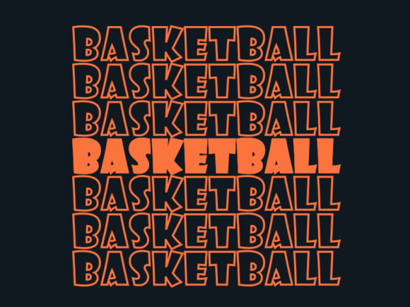 Basketball SVG Cut File: Graphics for Print Templates