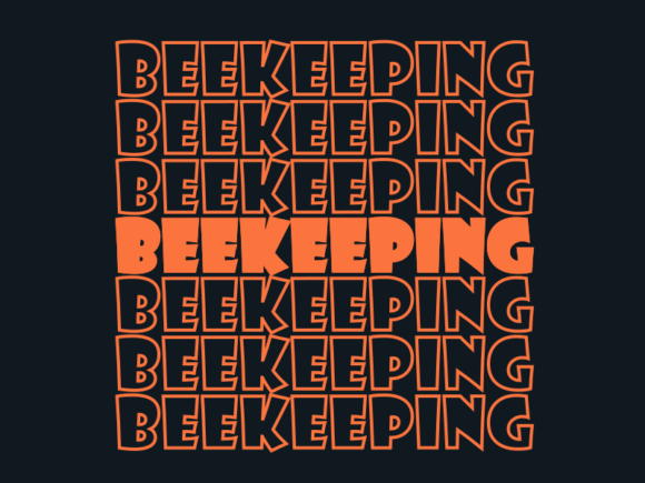 Beekeeping SVG Cut File: Graphics for Print Templates