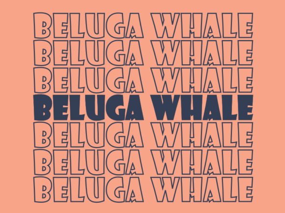 Beluga Whale SVG Cut File: Graphics for Print Templates