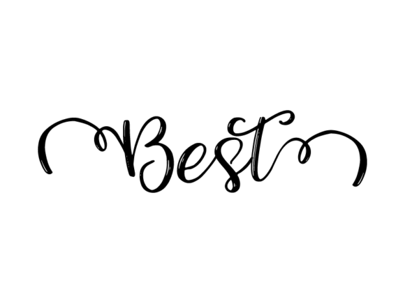 Best Lettering: Monochrome Graphics & Print Templates