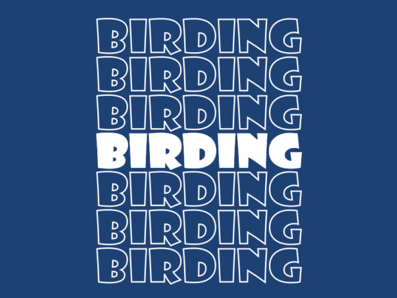 Birding SVG Cut File: Graphics & Print Templates