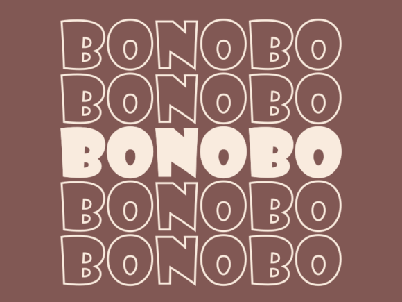 Bonobo SVG Cut File: Graphics for Print Templates