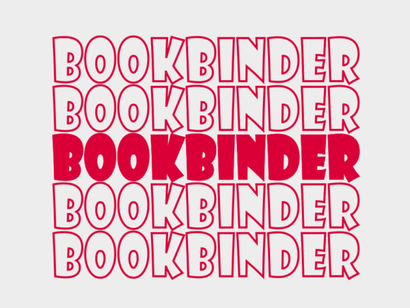 Bookbinder SVG Cut File: Graphics for Print Templates