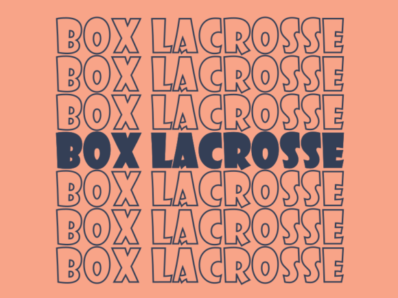 Box Lacrosse SVG Cut File: Graphics for Print Templates