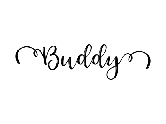 Buddy Lettering: Monochrome Graphics & Print Templates