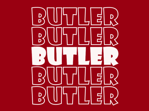 Butler SVG Cut File: Graphics for Print Templates