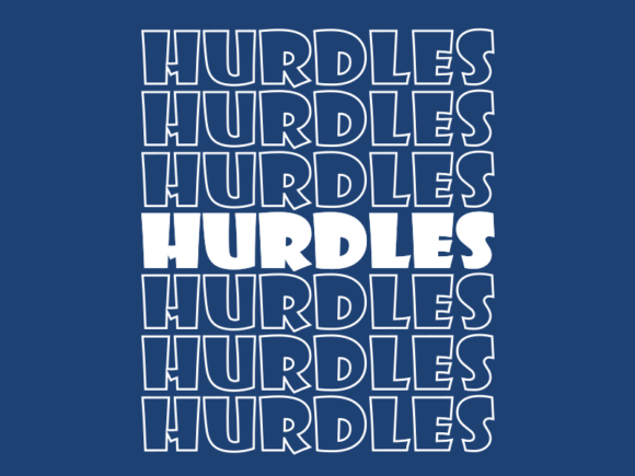 Hurdles SVG Cut File: Graphics & Print Templates