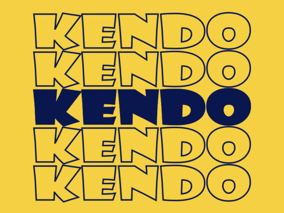 Kendo SVG Cut File: Graphics for Print Templates